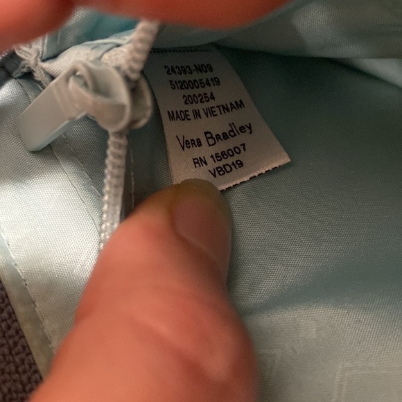 Vera Bradley Accordion Wallet Tropical Evening Pattern - Picture 7 of 7